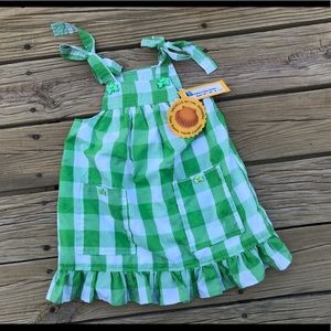 4T-5T Handmade Girls St Pattys Day Dress New Lined
